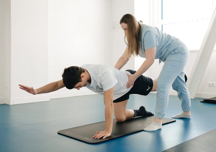 Core stability exercise and movement rehabilitation at Balance Osteopathy Melbourne